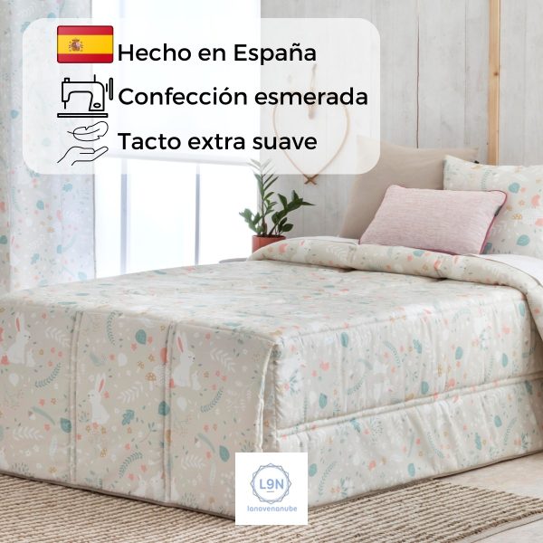 Edredón Conforter MISTY BEIG de Confecciones Paula