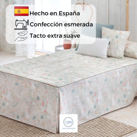 Colcha edredón MISTY BEIG de Confecciones Paula