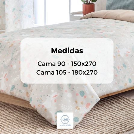 Funda nórdica MISTY BEIG de Confecciones Paula