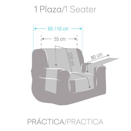 Funda sillón 1 plaza Práctica VALERIA de Eysa