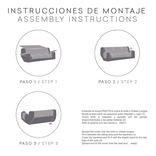 Funda sillón 1 plaza Práctica VALERIA de Eysa