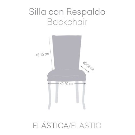Funda silla con respaldo BRONX de Eysa