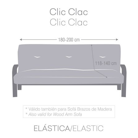 Funda sofá Clic Clac BRONX de Eysa