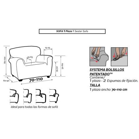 Funda sillón BELINDA de Lanovenanube