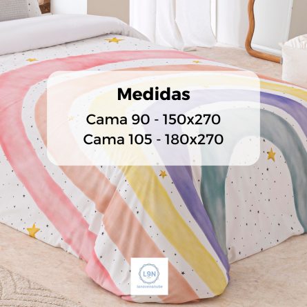Funda nórdica RAINBOW de Ilustrando tus sueños