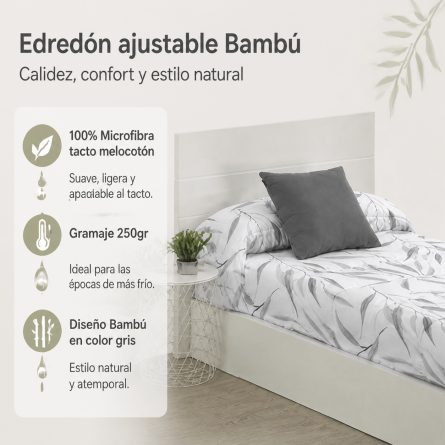 Edredón ajustable BAMBU de Camatex