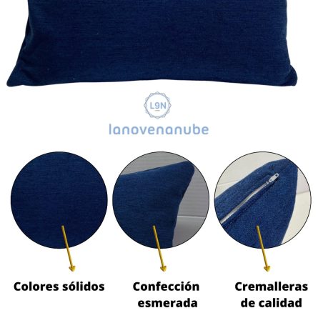 Pack de 2 Fundas de cojín VALENCIA de Lanovenanube