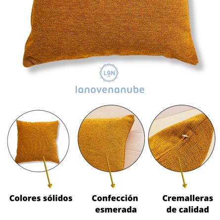 Pack de 2 Fundas de cojín VALENCIA de Lanovenanube