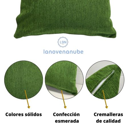 Pack de 2 Fundas de cojín VALENCIA de Lanovenanube