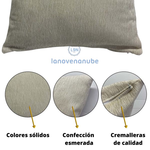 Pack de 2 Fundas de cojín VALENCIA de Lanovenanube