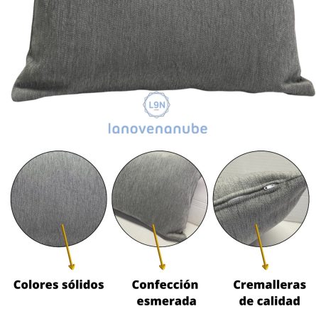 Pack de 2 Fundas de cojín VALENCIA de Lanovenanube