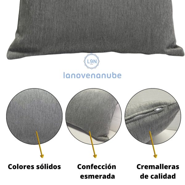 Pack de 2 Fundas de cojín VALENCIA de Lanovenanube