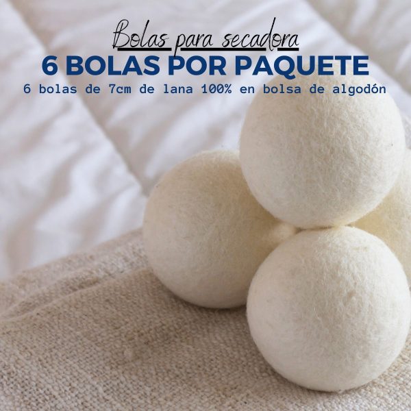 Bolas para secadora de ropa de Lanovenanube