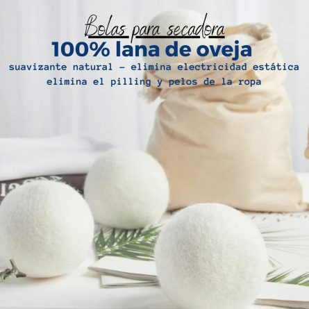 Bolas para secadora de ropa de Lanovenanube