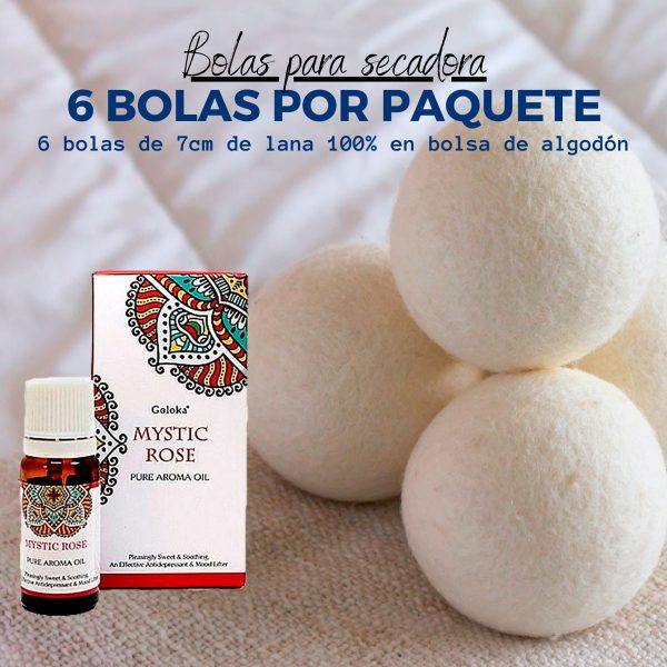 Bolas para secadora de ropa de Lanovenanube