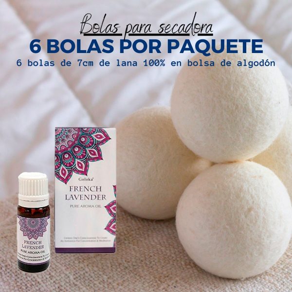 Bolas para secadora de ropa de Lanovenanube
