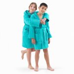 Albornoz infantil juvenil LISOS CAPUCHA de Rizo Basic