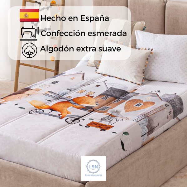 Edredón ajustable FOX de Ilustrando tus sueños
