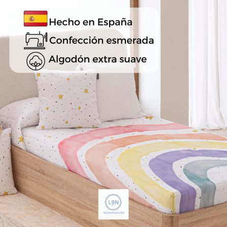 Edredón ajustable RAINBOW de Ilustrando tus sueños