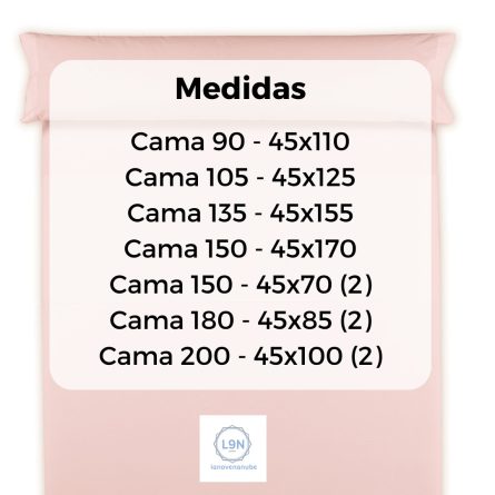 Funda de almohada LISOS COTTON de Tejidos Reina