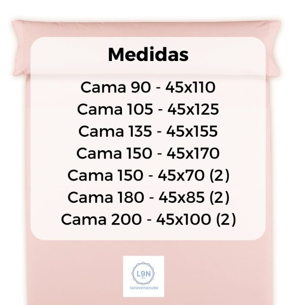 Funda de almohada LISOS COTTON de Tejidos Reina