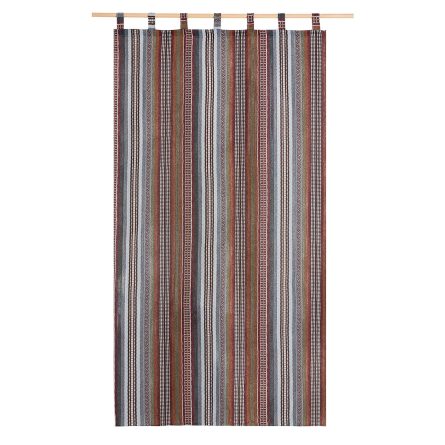 Cortina alpujarreña con trabillas de 140x260 cm