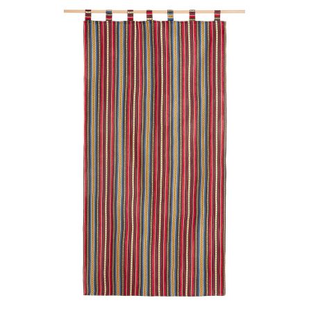 Cortina alpujarreña con trabillas de 140x260 cm