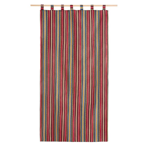 Cortina alpujarreña con trabillas de 140x260 cm