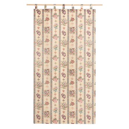 Cortina alpujarreña con trabillas de 140x260 cm
