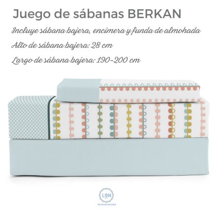 Juego de sábanas BERKAN de Cañete