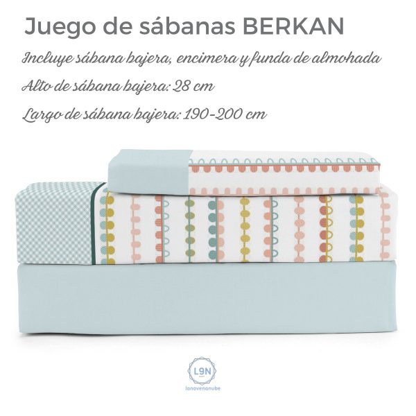 Juego de sábanas BERKAN de Cañete