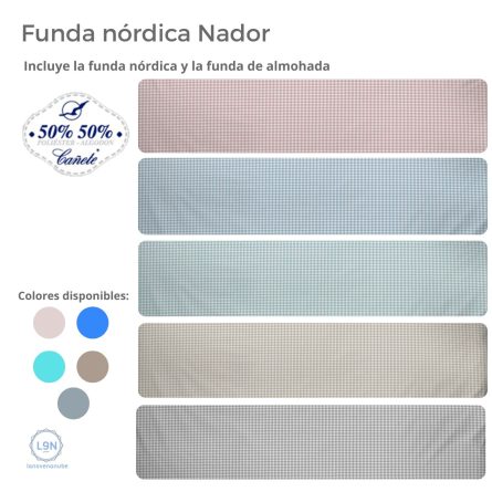 Funda nórdica y de almohada NADOR de Cañete