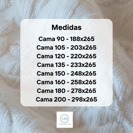 Colcha capa CLAIRA de Cañete