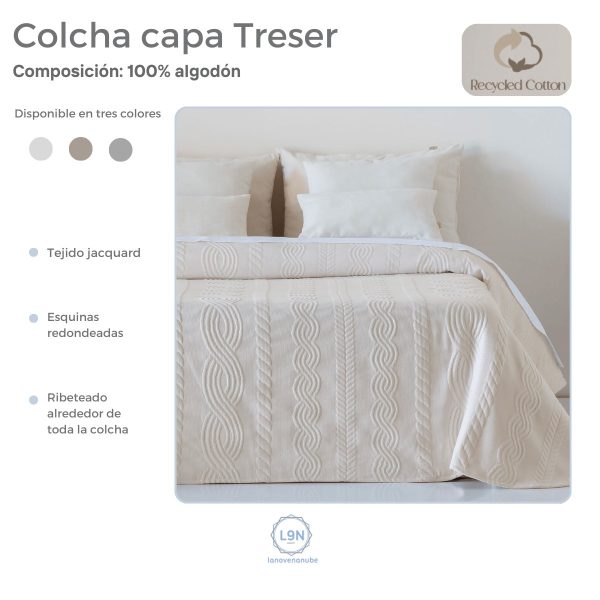 Colcha capa TRESER de Cañete
