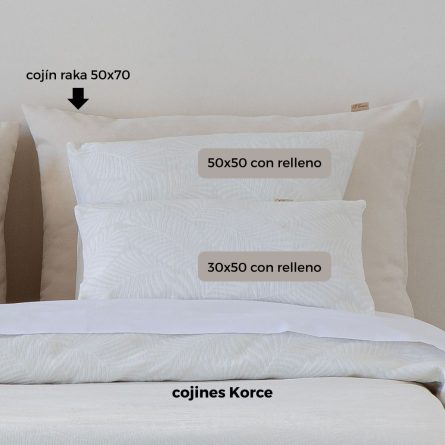 Cojín con relleno KORCE de Cañete