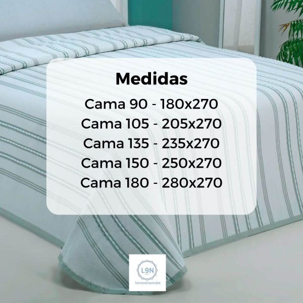 Colcha capa Pique 1554 de EnCama