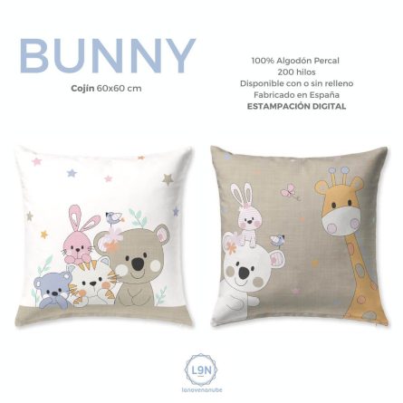 Cojín BUNNY de Tejidos JVR