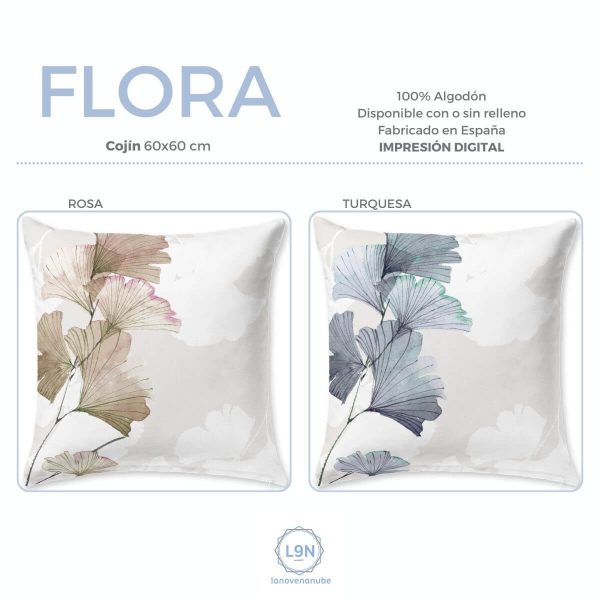 Cojín FLORA de Tejidos JVR