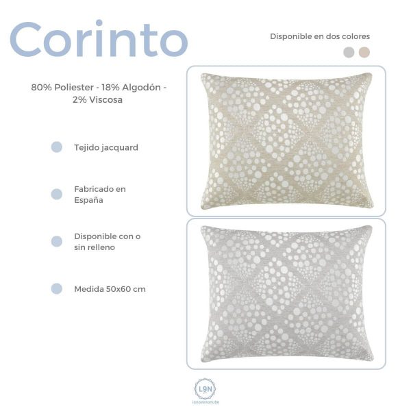 Cojín CORINTO de Tejidos JVR