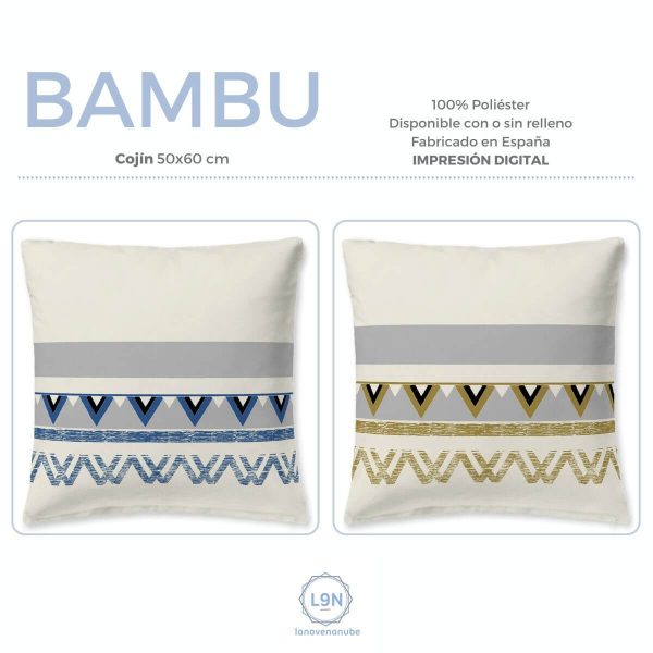 Cojín BAMBU de Tejidos JVR