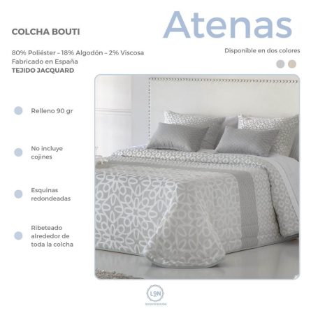 Colcha bouti ATENAS de Tejidos JVR