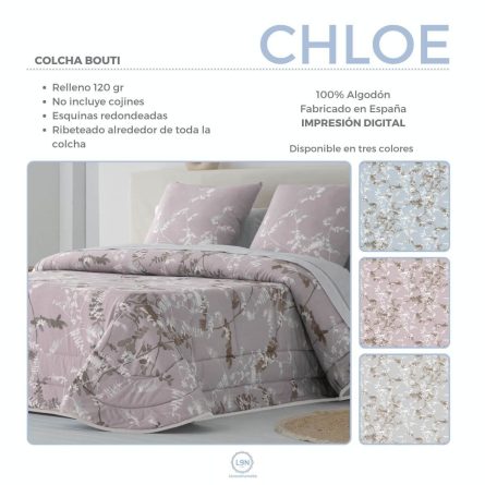 Colcha bouti CHLOE de Tejidos JVR