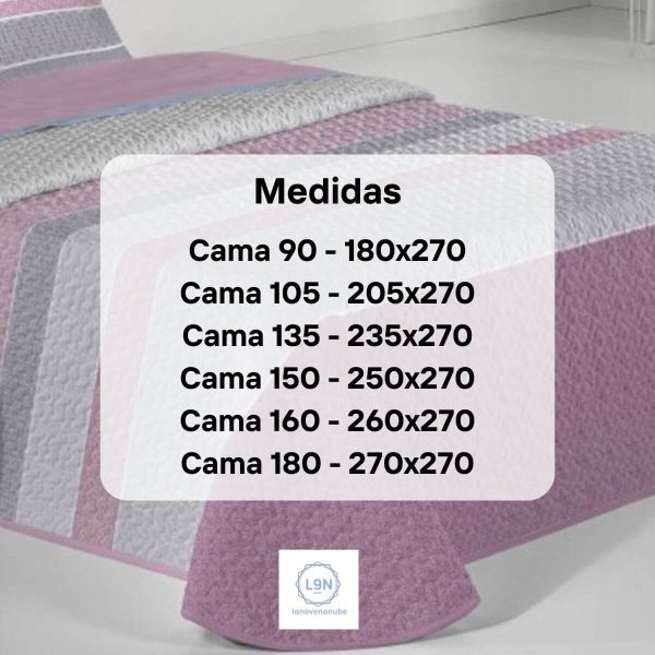 Colcha bouti CORAL de Tejidos JVR