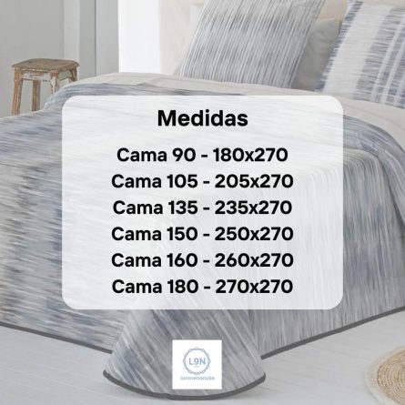 Colcha bouti EINAR de Tejidos JVR