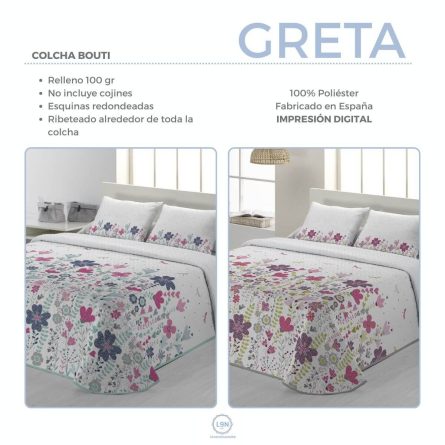 Colcha bouti GRETA de Tejidos JVR