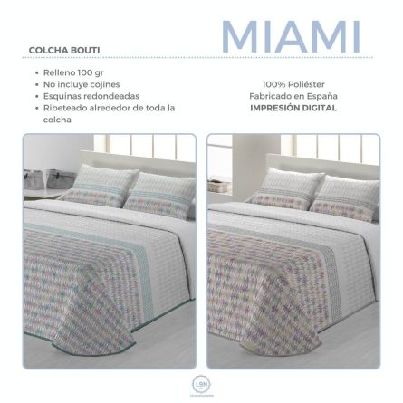 Colcha bouti MIAMI de Tejidos JVR