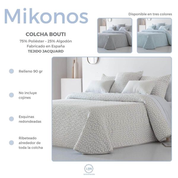 Colcha bouti MIKONOS de Tejidos JVR