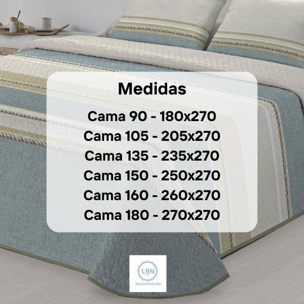 Colcha bouti NADOR de Tejidos JVR
