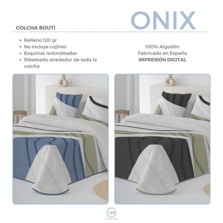 Colcha bouti ONIX de Tejidos JVR