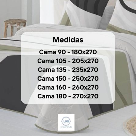 Colcha bouti ONIX de Tejidos JVR